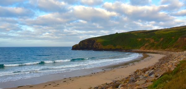 Early morning at Gwenver Beach, Cornwall. Photo by Noelle Salmi