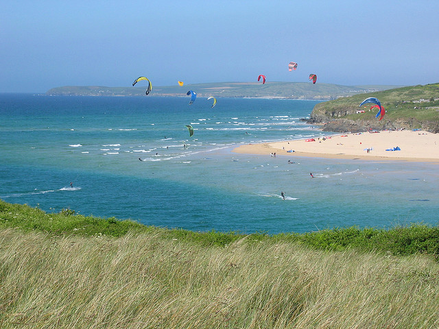 Kite Surfing in Cornwall