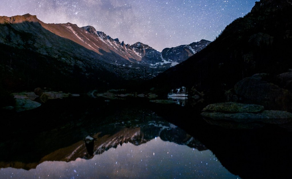 Mills lake, Rocky Mountain National Park