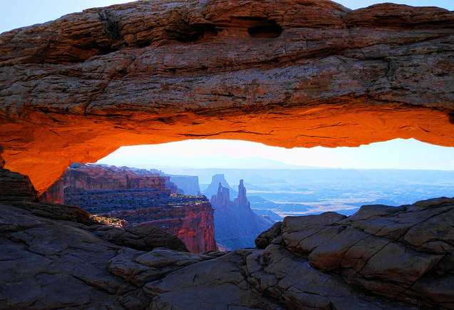 Morning Arch in Negro Bill Canyon near Moab, Utah. Flickr/Jim Lemire