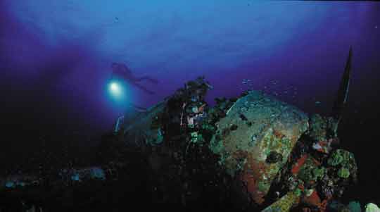 Wreck Diving in Palau