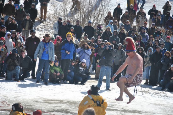 Polar Plunging at the Frozen Dead Guy Days